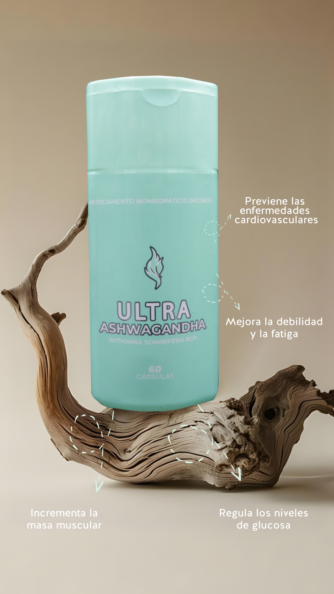 ⚡ ASHWAGANDHA X60 – BY ULTRA | Energía & Bienestar