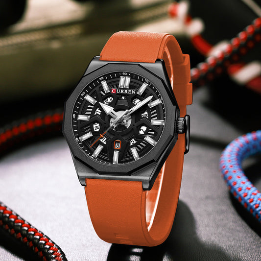 Reloj Curren 8437 ⌚ | Deportivo de Silicona para Hombre | Diseño Casual y Funcional – Envío Gratis & Pago Contra Entrega
